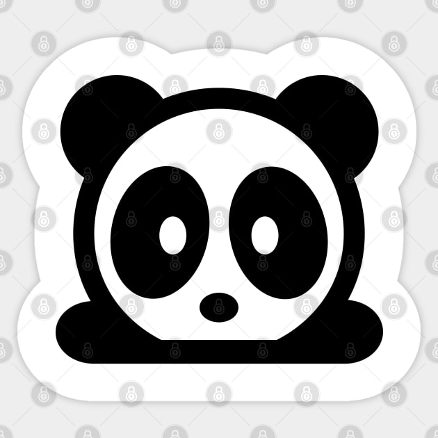 Bambu Brand Logo Panda Black White Bamboo Forest Grass Sticker by Bambu